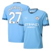 Officiële Voetbalshirt Manchester City Matheus Nunes 27 Thuis 2024-25 - Heren